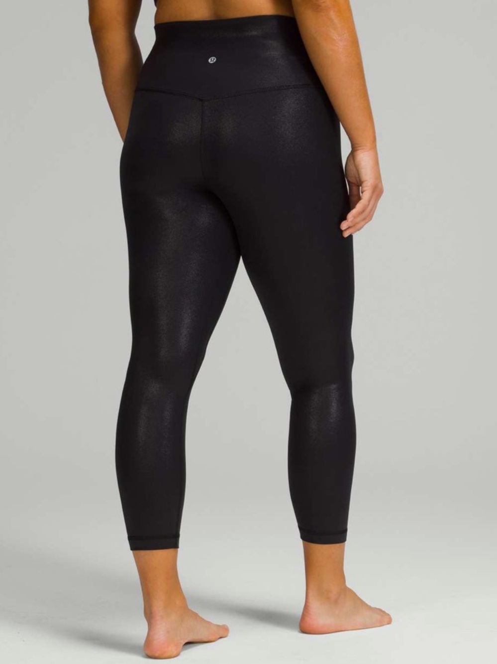 lululemon athletica Shiny Black High-Rise Leggings